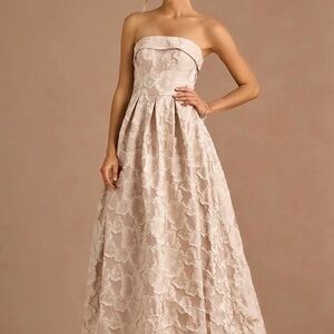 Azazie Atelier Florentine Strapless Gown in Vintage Blush - Bridal, Wedding